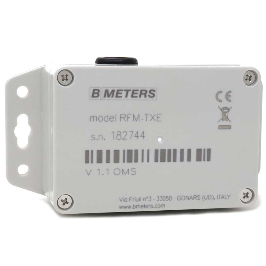 Modulo Wireless M-BUS per contatori con uscita ad impulsi BMETERS RFM – TXE 1.1