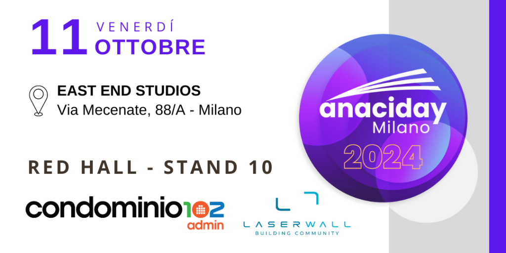 Condominio102 all’Anaci Day: 11 Ottobre – Milano
