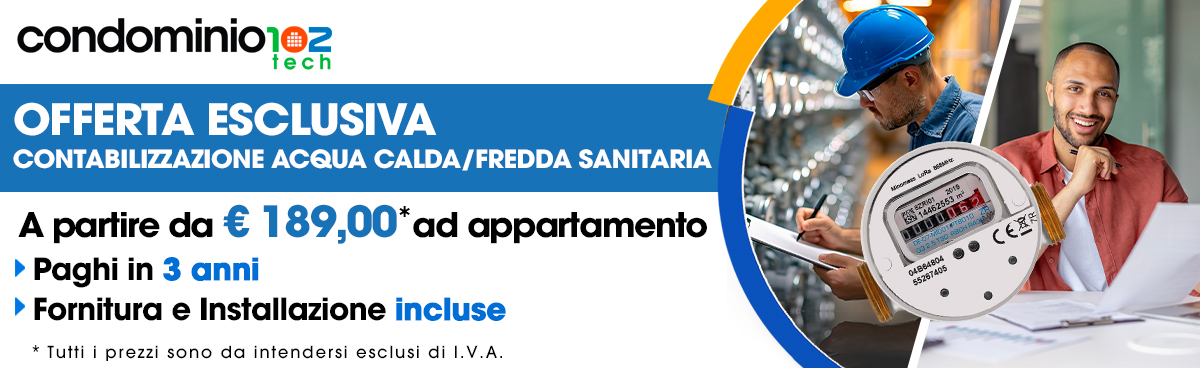promozione contabilizzazione calore condominio condominio102 Tech
